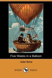 book cover of Five Weeks in a Balloon by Jules Verne