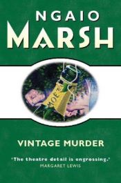 book cover of Vintage murder by Ngaio Marsh