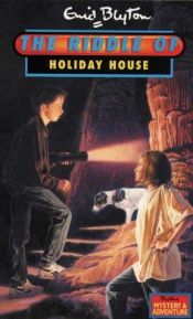 book cover of The Young Adventurers at Holiday House by Enid Blyton