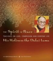 book cover of The Spirit of Peace by Dalai Lama