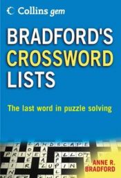 book cover of Bradford's Crossword Lists (Collins GEM) by Anne R Bradford