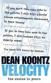 book cover of Velocity by Dean Koontz