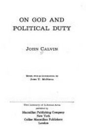 book cover of On God and Political Duty (Library of Liberal Arts) by John Calvin