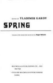 book cover of World's spring by Vladimir Gakov