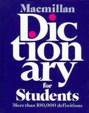 book cover of Macmillan Dictionary for Students by Ltd. Pan Macmillan