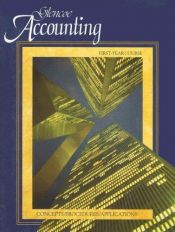 book cover of Glencoe accounting : concepts, procedures, applications : first-year course by McGraw-Hill
