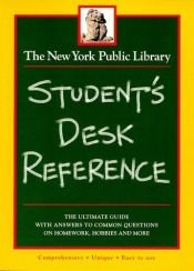 book cover of The New York Public Library Student's Desk Reference by Staff of The New York Public Library