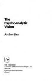 book cover of The Psychoanalytic Vision by Reuben Fine