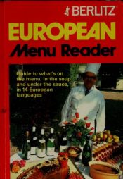 book cover of Berlitz European Menu Reader by Berlitz