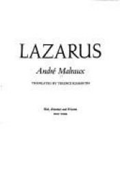 book cover of Lazurus by André Malraux