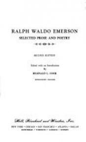 book cover of Selected Prose and Poetry (Rinehart Editions) by Ralph Waldo Emerson