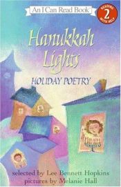 book cover of Hanukkah lights : holiday poetry by Lee Bennett Hopkins
