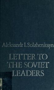 book cover of Letter to Soviet Leaders by アレクサンドル・ソルジェニーツィン
