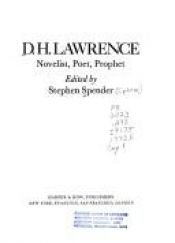 book cover of D. H. Lawrence: novelist, poet, prophet by Stephen Spender