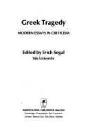 book cover of Greek tragedy : modern essays in criticism by Erich Segal