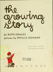 book cover of The Growing Story by Ruth Krauss
