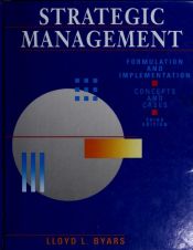 book cover of Strategic Management: Formulation and Implementation : Concepts and Cases by Lloyd L. Byars