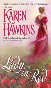 book cover of Lady in Red (Talisman Ring #5) by Karen Hawkins