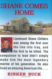 book cover of Shane comes home by Rinker Buck