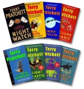 book cover of Pratchett Fiction Collection Eight-Book Set (Night Watch, Truth, Carpe Jugulum, Color of Magic, Fifth Elephant, Light Fantastic, Equal Rights, Thief of Time) by Terry Pratchett