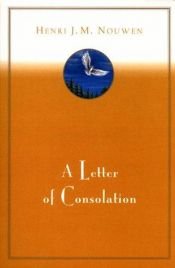 book cover of Letter Of Consolation by Henri Nouwen