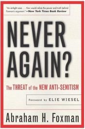 book cover of Never again? by Abraham Foxman