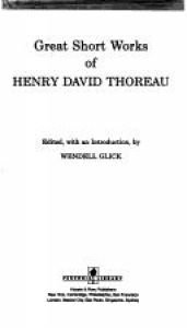 book cover of Great Short Works (Perennial Library) by Henry David Thoreau