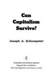 book cover of Can Capitalism survive? (Harper colophon books, CN 595) by Joseph Schumpeter