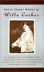 book cover of Great Short Works of Willa Cather by Willa Cather
