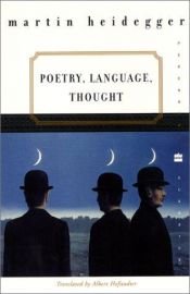 book cover of Poetry, language, thought by Martin Heidegger