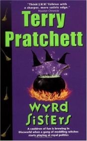 book cover of Trzy wiedźmy by Terry Pratchett