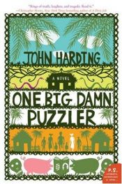 book cover of One big damn puzzler by John Harding