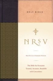 book cover of NRSV Standard Bible (tan by Harper Bibles