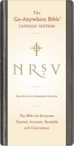 book cover of NRSV Go-Anywhere Bible CE (Black) by Harper Bibles