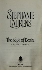 book cover of The Edge of Desire (Bastion Club Novel #7) by Stephanie Laurens