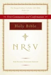book cover of NRSV HarperCollins Catholic Gift Bible (burgundy) by Harper Bibles