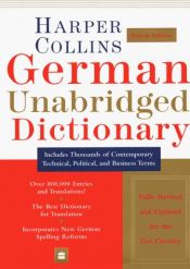 book cover of HarperCollins German Unabridged Dictionary, 4th Ed. (Harpercollins Unabridged Dictionaries) by HarperCollins