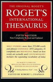 book cover of Roget's Thesaurus by Peter Mark Roget