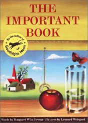 book cover of The Important book by Margaret Wise Brown