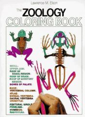 book cover of The zoology coloring book by Lawrence M. Elson