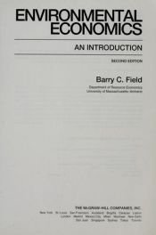 book cover of Environmental economics by Barry Field