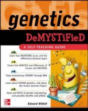 book cover of Genetics Demystified (Demystified) by Edward Willett