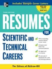 book cover of Resumes for Scientific and Technical Careers (Professional Resumes Series) by McGraw-Hill