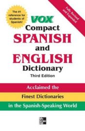book cover of Vox compact Spanish and English dictionary : English-Spanish by Vox