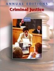 book cover of Annual Editions: Criminal Justice 04 by Joseph Victor