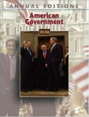 book cover of Annual Editions: American Government 05 by Bruce Stinebrickner