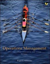 book cover of Operations Management (McGraw-Hill series in management) by Roger G. Schroeder
