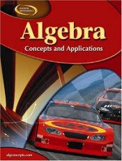 book cover of Algebra : concepts and applications by McGraw-Hill