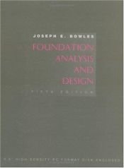 book cover of Foundation analysis and design by Joseph E. Bowles