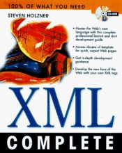 book cover of XML complete by Steven Holzner
